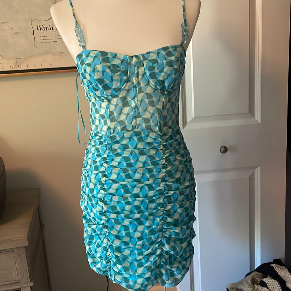 Blue dress